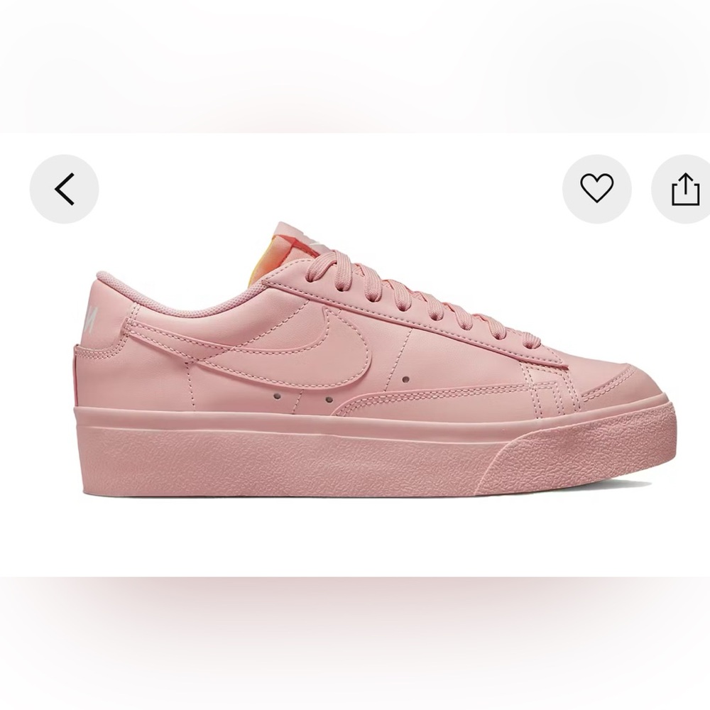 Nike Blush Pink Low-Top Sneakers